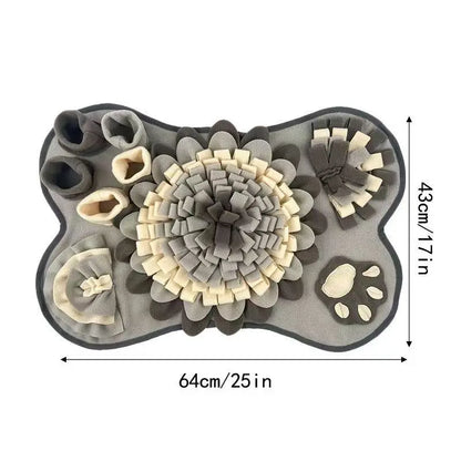 Pet Dog Snuffle Mat, Interactive Sniff Mat Feeding Mat for Dogs, Slow Feeder Dog Treat Mat for Stress Relief, Dog Birthday Gift