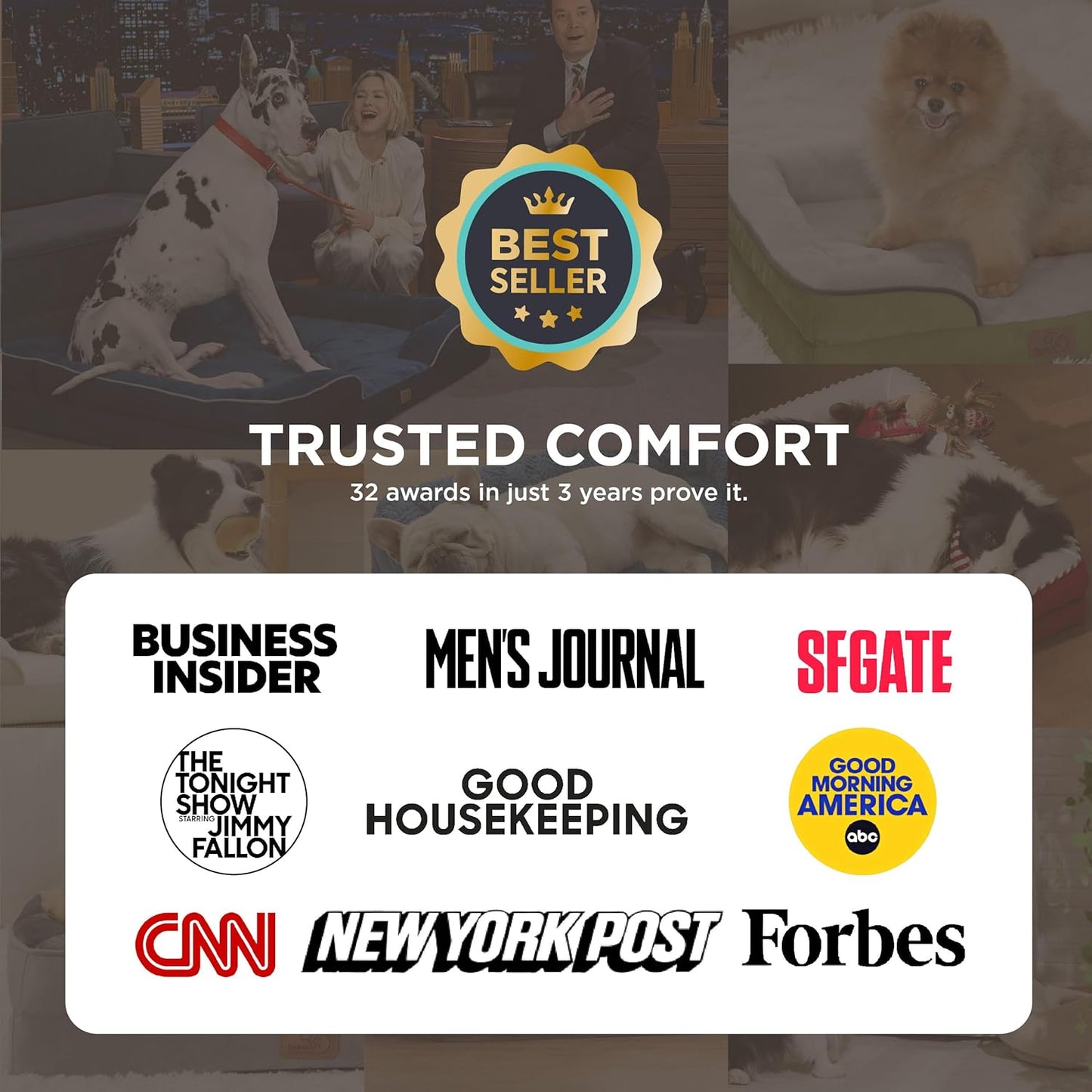 Medium Dog Sofa Bed - Washable Orthopedic Dog Beds and Couch with Removable Flannel Zipper Cover, Puppy Beds for Small Dogs, Grey Pet Bed, 71X58X16Cm